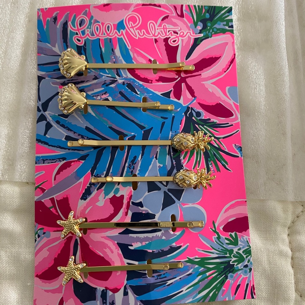 Lilly Pulitzer hair pin set